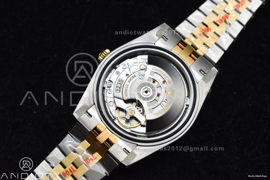 904L VR SS 41 MoistureWicking 126333 YG 602 Stick DateJust Jubilee 1:1 Bracelet on Black Steel Clean Best Edition Dial 0108